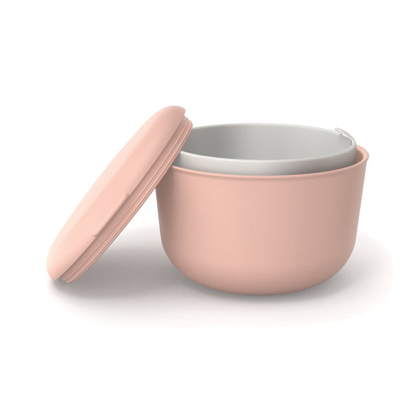 1250ml Lunch Set with heat-safe inserts - Blush