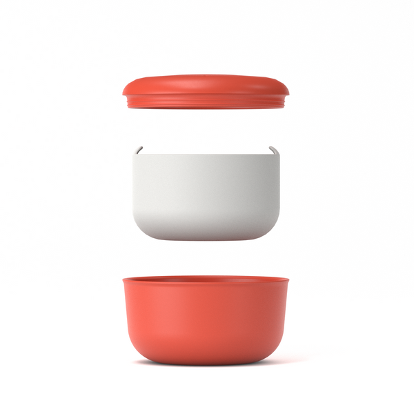 750ml Lunch Set with heat-safe insert - Persimmon