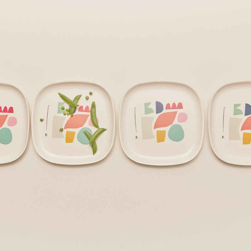Illustrated Medium Plate Set - Color Series