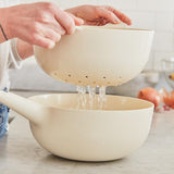 Large Mixing Bowl and Colander Set - Tomato